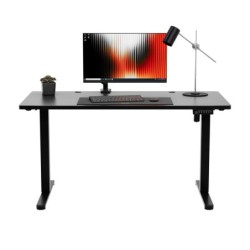 Electric desk Leader 7.3 Black 140 cm