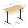Electric desk Leader 7.3 Craft 140 cm