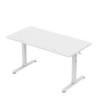 Leader 7.3 White 140 cm electric desk