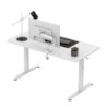 Leader 7.3 White 140 cm electric desk