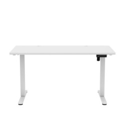 Leader 7.3 White 140 cm electric desk