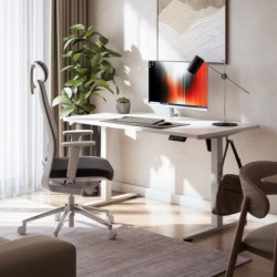 Electric desk Leader 7.3 White 140 cm