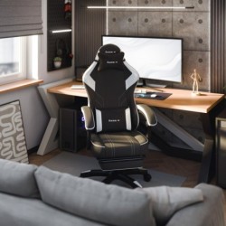 Gaming chair Huzaro Force 3.7 White Carbon