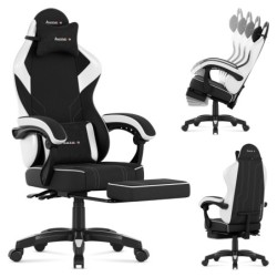 Gaming chair Huzaro Force 3.7 White Carbon