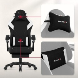 Gaming chair Huzaro Force 3.7 White Carbon