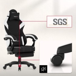 Gaming chair Huzaro Force 3.7 White Carbon