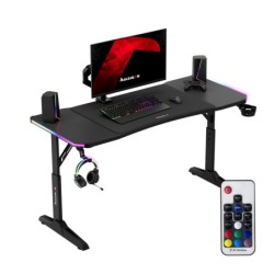Hero 3.6 RGB Black gaming desk