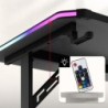 Hero 3.6 RGB Black gaming desk