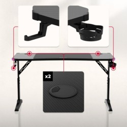 Gaming desk Hero 3.6 RGB Black