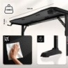 Hero 3.6 gaming desk Black