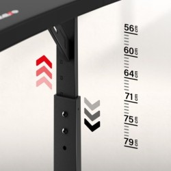 Biurko gamingowe Hero 4.6 RGB Black 160 cm