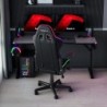 Gaming desk Hero 4.6 RGB Black 160 cm