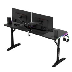Hero 4.6 RGB Black 160 cm gaming desk
