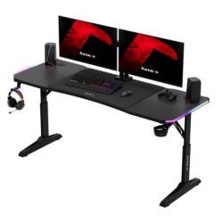 Gaming desk Hero 4.6 RGB Black 160 cm
