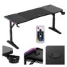 Hero 4.6 RGB Black 160 cm gaming desk