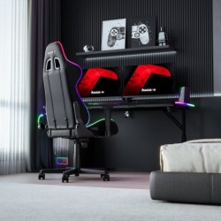 Biurko gamingowe Hero 4.6 RGB Black 160 cm