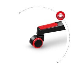 Fotel Gamingowy HUZARO FORCE 6.2  Red Mesh