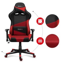 Fotel Gamingowy HUZARO FORCE 6.2  Red Mesh