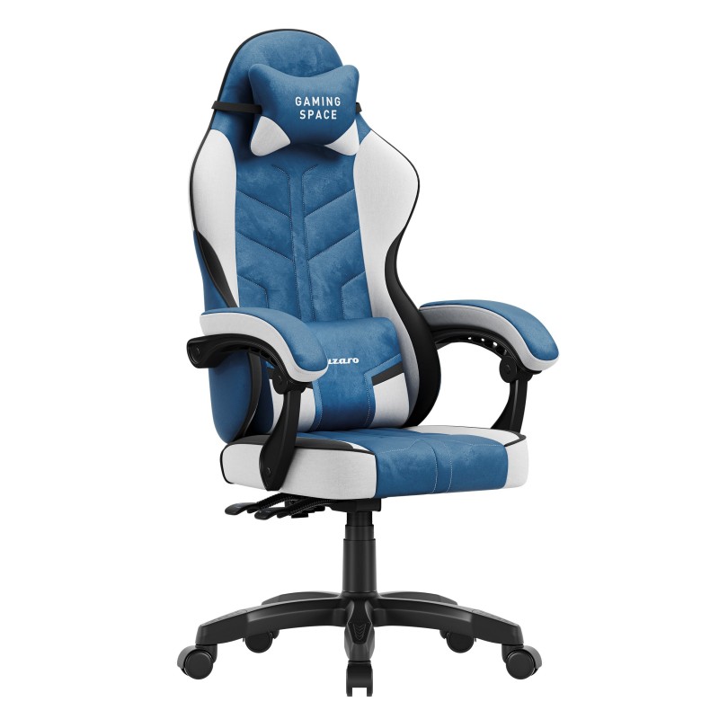 Velour gaming chair Huzaro Force 2.7 Blue