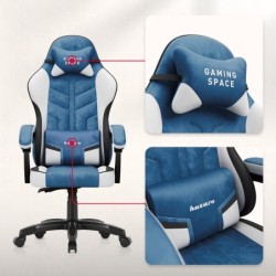 Velour gaming chair Huzaro Force 2.7 Blue