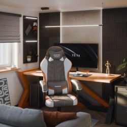 Velour gaming chair Huzaro Force 2.7 Grey