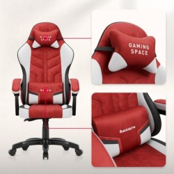 Velour gaming chair Huzaro Force 2.7 Red