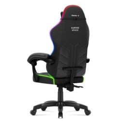 Velour gaming chair Huzaro Force 2.7 RGB Black