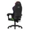 Velour gaming chair Huzaro Force 2.7 RGB Black