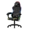 Velour gaming chair Huzaro Force 2.7 RGB Black
