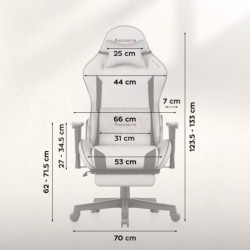 Gaming chair Huzaro Force 5.7 Grey