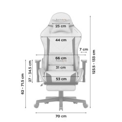 Gaming chair Huzaro Force 5.7 Grey
