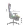 LED gaming chair Huzaro Force 5.7 Black RGB
