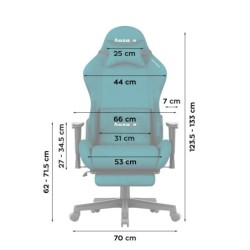 Gaming chair Huzaro Force 5.7 Teal