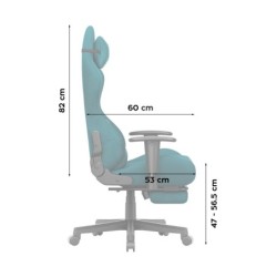 Gaming chair Huzaro Force 5.7 Teal