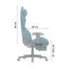 Gaming chair Huzaro Force 5.7 Teal