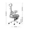 Fotel biurowy z masażem Mark Adler Visioner 8.3 Grey