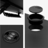 Computer desk with shelf Leader 5.1 Black 115 cm