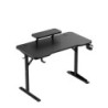 Leader 5.1 Black 115 cm computer desk with shelf