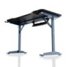Computer desk with shelf Leader 5.1 Black 115 cm