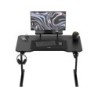 Computer desk with shelf Leader 5.1 Black 115 cm