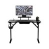 Leader 5.1 Black 115 cm computer desk with shelf