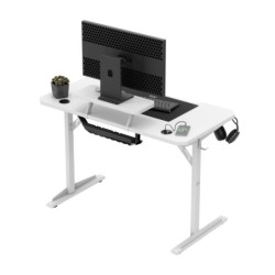Computer desk with shelf Leader 5.1 White 115 cm