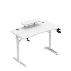 Computer desk with shelf Leader 5.1 White 115 cm