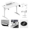 Computer desk with shelf Leader 5.1 White 115 cm