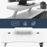 Computer desk with shelf Leader 5.1 White 115 cm