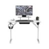 Computer desk with shelf Leader 5.1 White 115 cm