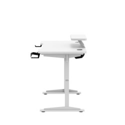 Biurko komputerowe z półką Leader 5.1 White 115 cm