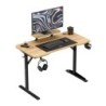 Leader 5.1 Oak 115 cm computer desk with shelf
