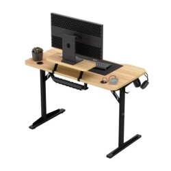 Computer desk with shelf Leader 5.1 Oak 115 cm