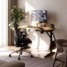 Computer desk with shelf Leader 5.1 Oak 115 cm
